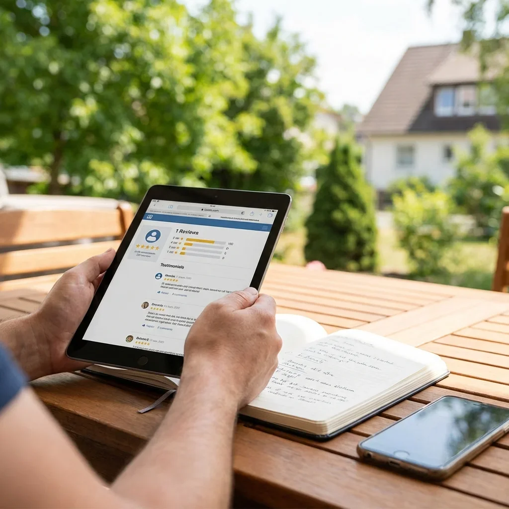 Checking References and Online Reviews — how to hire arborist