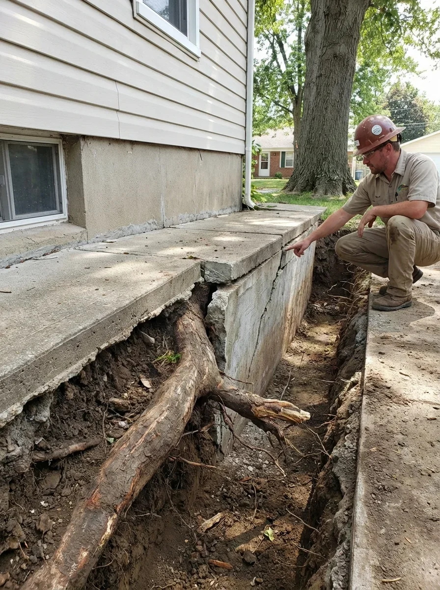 Tree Roots Damaging Property