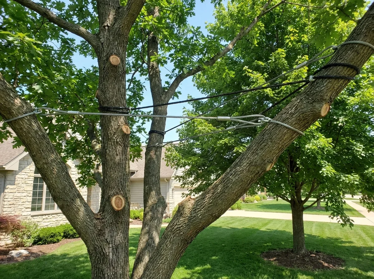 Secure and supported: expert cabling & bracing for lasting tree health