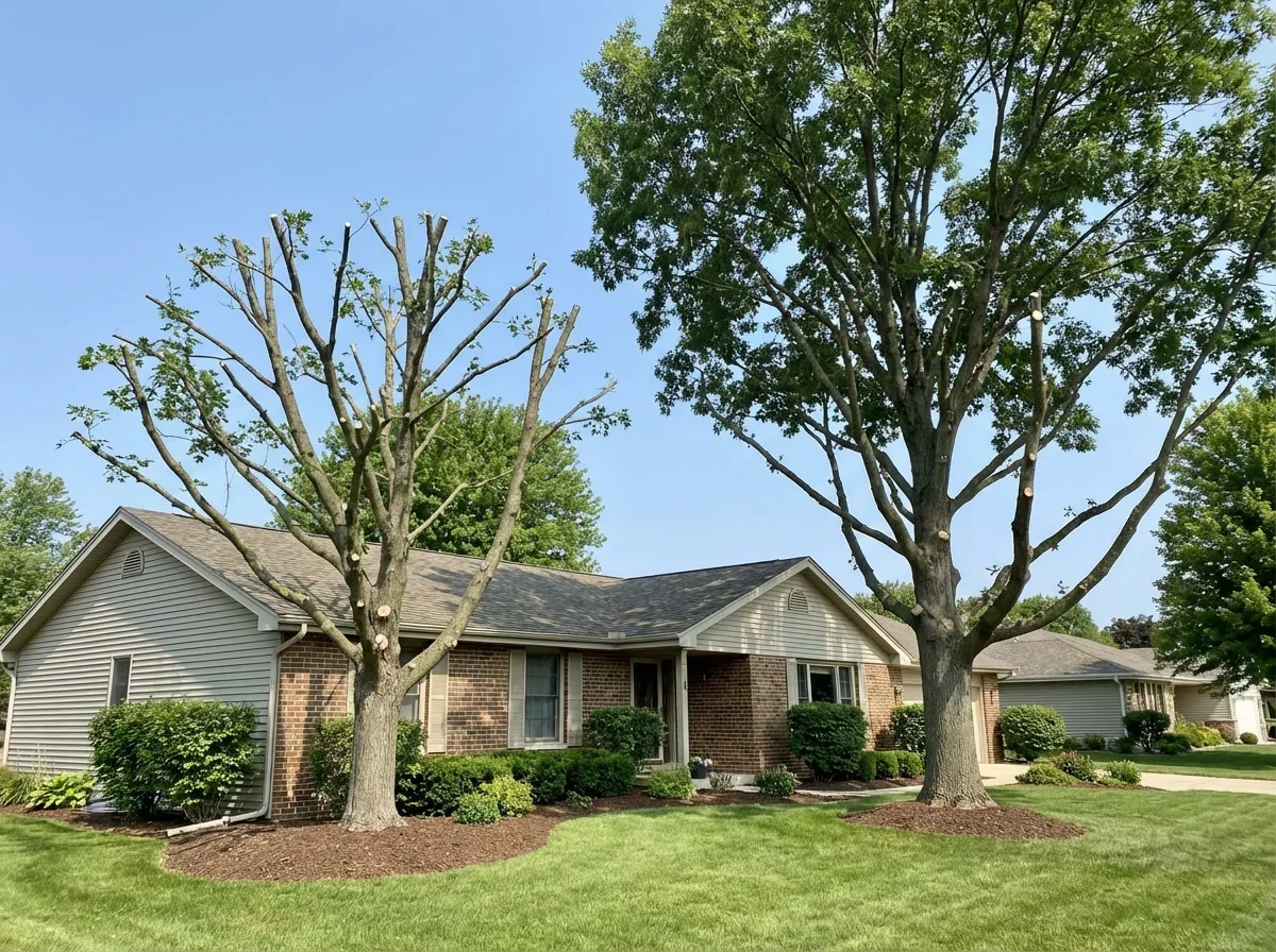 Healthy, natural-looking crown reduction promotes tree health and structural integrity