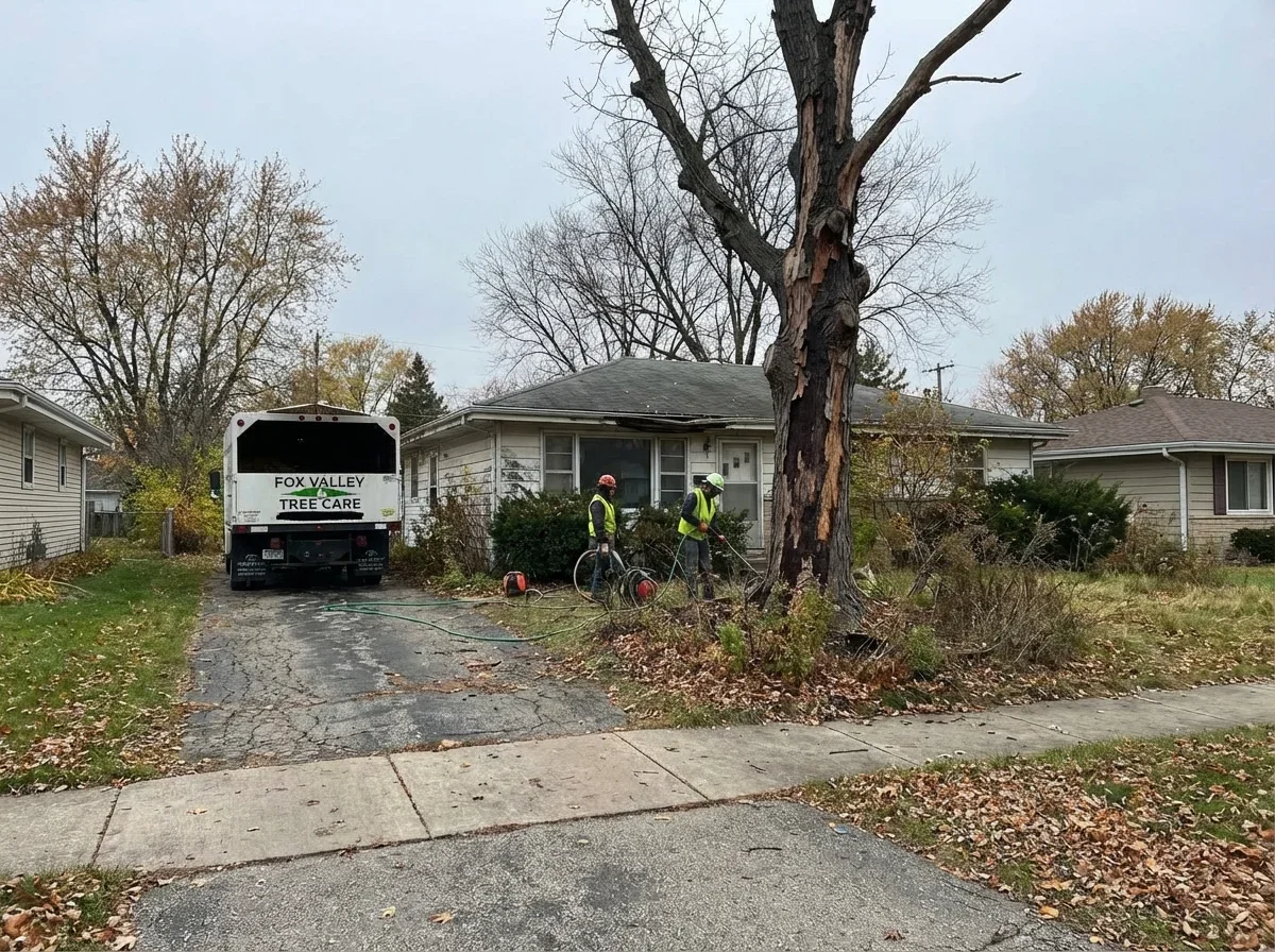 Tree Disease Treatment — dead tree with peeling bark and no leaves