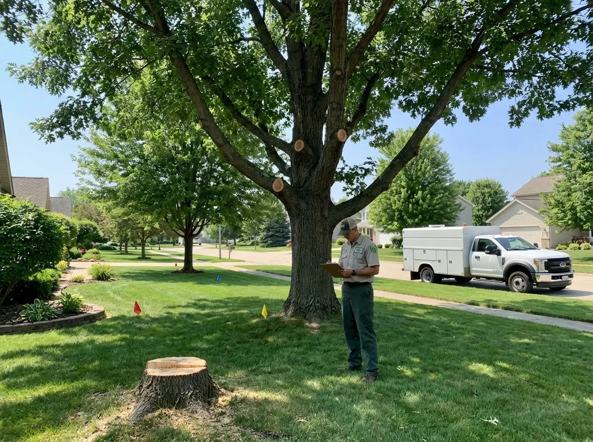 Tree Health Assessment — freshly completed professional tree health assessm