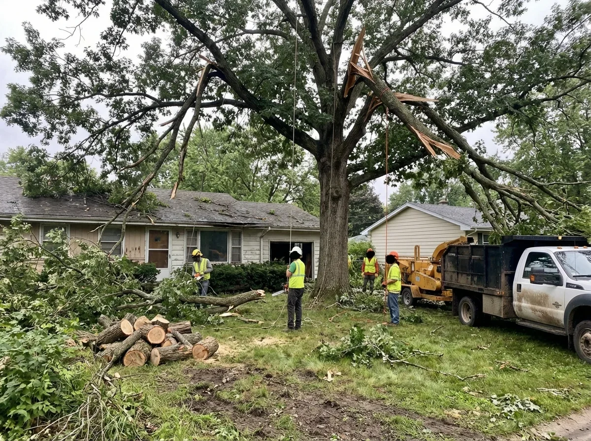 Storm damage? We safely remove broken limbs, restoring your tree's health